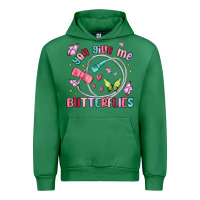 Emerald you give me butterflies Urban Hoodie - MaliasSmallBusiness