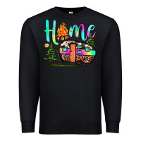 Black home camp Premium Sweatshirt - JahusDesignShop