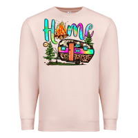 Pale Pink home camp Premium Sweatshirt - JahusDesignShop