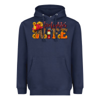 Navy firefighter wife with hat sunflowers Heavyweight Hoodie - HRA Design Shop