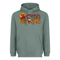 Sage firefighter wife with hat sunflowers Heavyweight Hoodie - HRA Design Shop