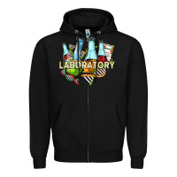 Black laboratory Zipper Hoodie - texasbilliewilder