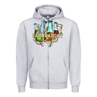 Heather Grey laboratory Zipper Hoodie - texasbilliewilder