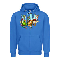 True Royal laboratory Zipper Hoodie - texasbilliewilder