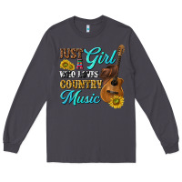 Smoke just a girl who loves country music Long Sleeve Tee - texasbilliewilder
