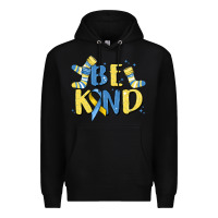Black be kind Premium Hoodie - MaliasSmallBusiness