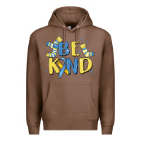 Chestnut be kind Premium Hoodie - MaliasSmallBusiness