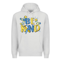 Dove Grey be kind Premium Hoodie - MaliasSmallBusiness