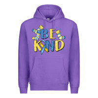 Purple be kind Premium Hoodie - MaliasSmallBusiness