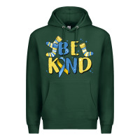 Sports Green be kind Premium Hoodie - MaliasSmallBusiness