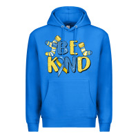 True Royal be kind Premium Hoodie - MaliasSmallBusiness