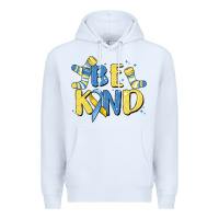 White be kind Premium Hoodie - MaliasSmallBusiness