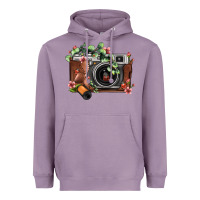 Lavender floral eucalyptus film roll vintage camera Heavyweight Hoodie - FaDigitalArtStudio