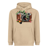 Mushroom floral eucalyptus film roll vintage camera Heavyweight Hoodie - FaDigitalArtStudio