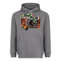 Storm floral eucalyptus film roll vintage camera Heavyweight Hoodie - FaDigitalArtStudio