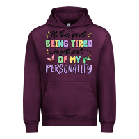 Mauve Wine at this point being tired is just part of my perso Urban Hoodie - MaliasSmallBusiness
