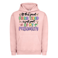 Pigment Salmon at this point being tired is just part of my perso Urban Hoodie - MaliasSmallBusiness