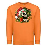 Carrot christmas skull and gift Premium Sweatshirt - AdoDesignShop