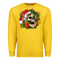 Lemon christmas skull and gift Premium Sweatshirt - AdoDesignShop