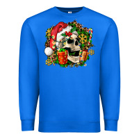 True Royal christmas skull and gift Premium Sweatshirt - AdoDesignShop