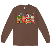 Chestnut christmas coffee cups Long Sleeve Tee - Zillion Design Studio