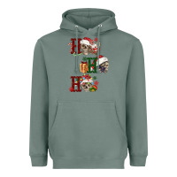 Sage ho ho ho skull Heavyweight Hoodie - FaDigitalArtStudio