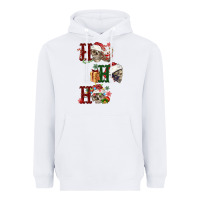 White ho ho ho skull Heavyweight Hoodie - FaDigitalArtStudio