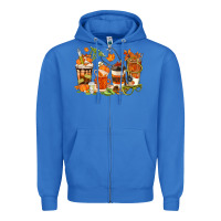 True Royal fall nurse coffee cups Zipper Hoodie - texasbilliewilder