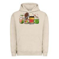 Pigment French Oak juneteenth coffee cups Urban Hoodie - MaliasSmallBusiness