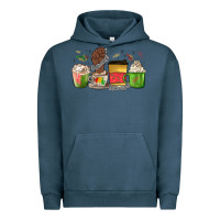 Pigment Midnight Navy juneteenth coffee cups Urban Hoodie - MaliasSmallBusiness
