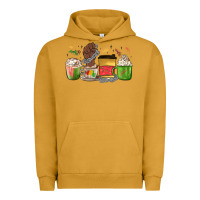 Pigment Peanut Butter juneteenth coffee cups Urban Hoodie - MaliasSmallBusiness
