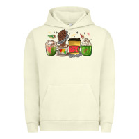 Pigment Pistachio juneteenth coffee cups Urban Hoodie - MaliasSmallBusiness