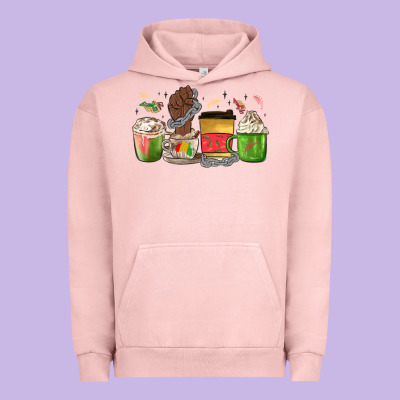 Juneteenth Coffee Cups Urban Hoodie Designed By Maliassmallbusiness