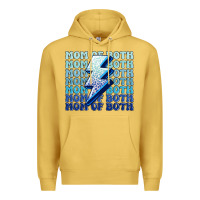 Antique Gold mom of both boys Premium Hoodie - MaliasSmallBusiness