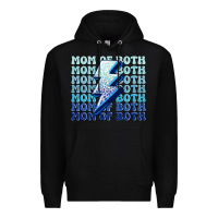 Black mom of both boys Premium Hoodie - MaliasSmallBusiness