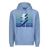 Colony Blue mom of both boys Premium Hoodie - MaliasSmallBusiness