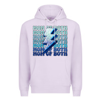 Lilac mom of both boys Premium Hoodie - MaliasSmallBusiness