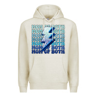 Oatmeal Heather mom of both boys Premium Hoodie - MaliasSmallBusiness