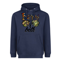 Navy baby of both Heavyweight Hoodie - CowhideDigitalArt