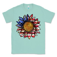 Seafoam 4th of july sunflower Classic Tee - texasbilliewilder