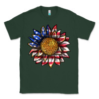 Sports Green 4th of july sunflower Classic Tee - texasbilliewilder