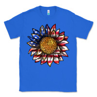 True Royal 4th of july sunflower Classic Tee - texasbilliewilder
