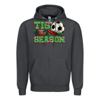 Smoke tis' the season soccer Zipper Hoodie - Zillion Design Studio