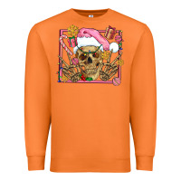 Carrot pink christmas skeleton Premium Sweatshirt - AdoDesignShop