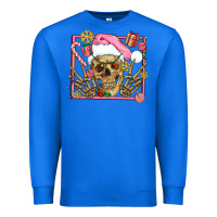 True Royal pink christmas skeleton Premium Sweatshirt - AdoDesignShop