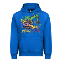 Cobalt i dig mardi gras Urban Hoodie - MaliasSmallBusiness