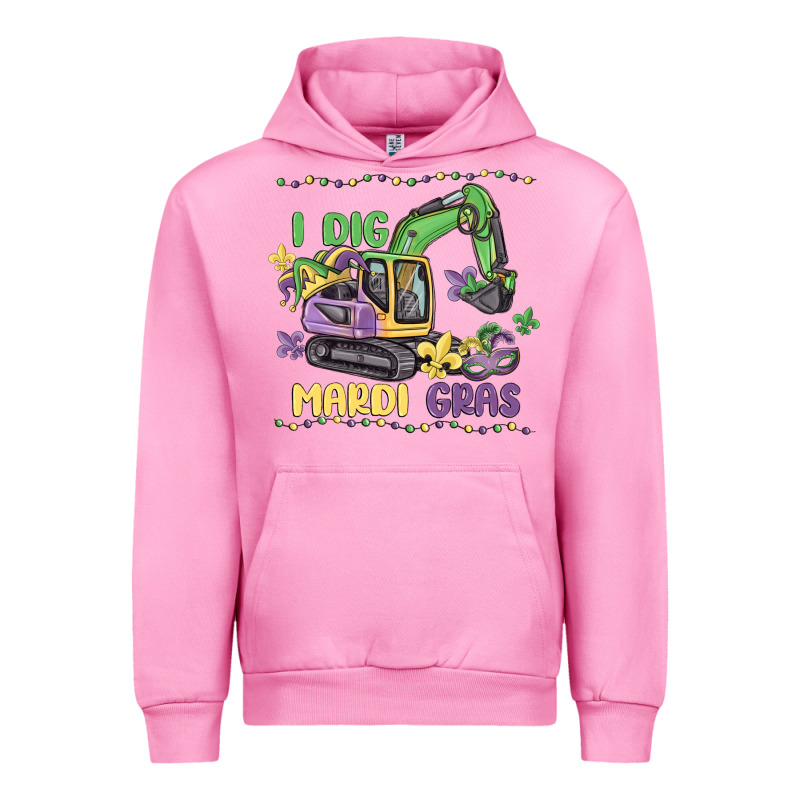 I Dig Mardi Gras Urban Hoodie by MaliasSmallBusiness | Teevron