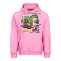 Fuchsia Pink i dig mardi gras Urban Hoodie - MaliasSmallBusiness