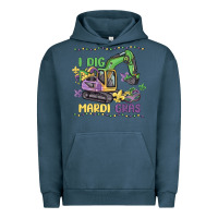 Pigment Midnight Navy i dig mardi gras Urban Hoodie - MaliasSmallBusiness