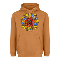 Meerkat firefighter sunflower Heavyweight Hoodie - HRA Design Shop